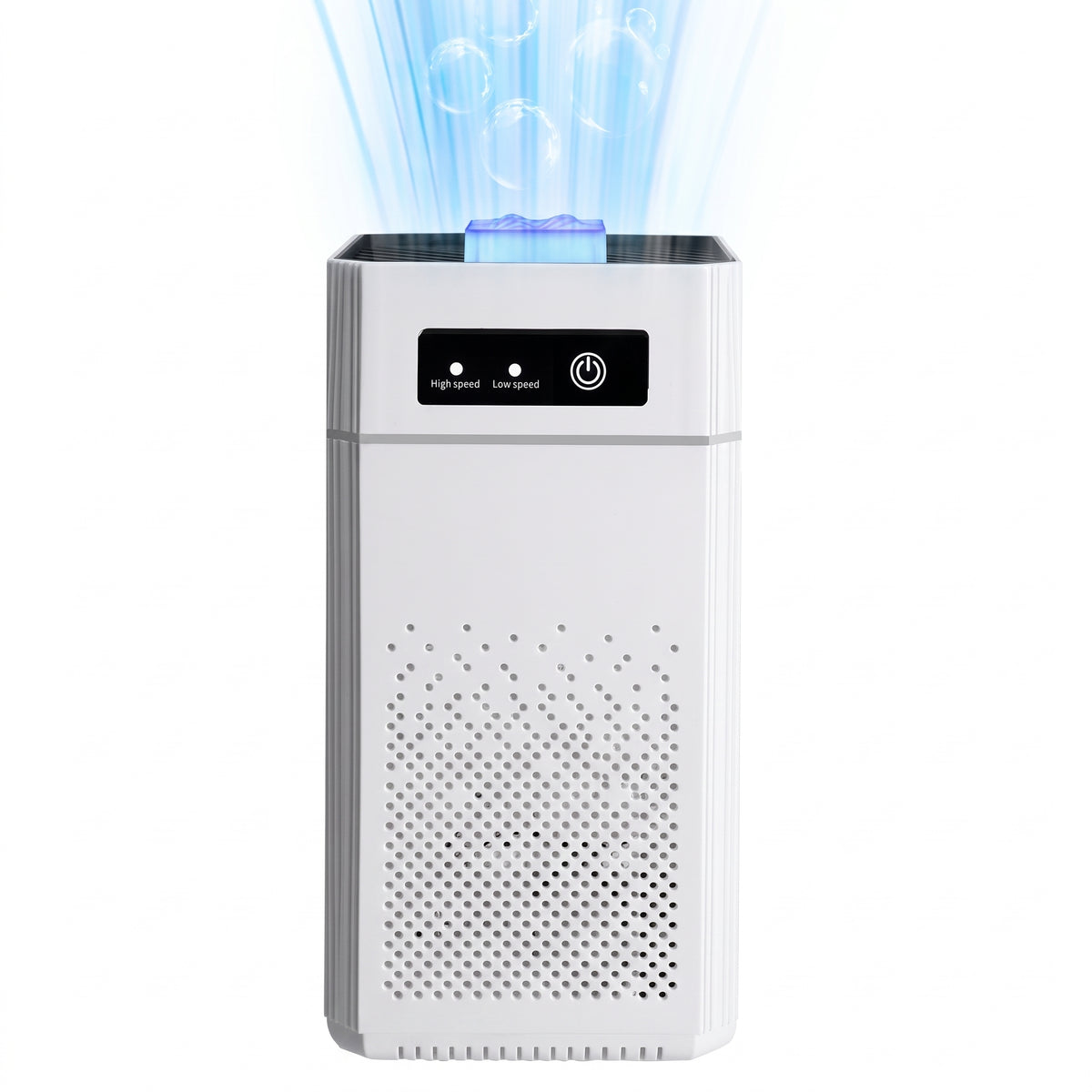Compact Car Air Purifier with True HEPA Filter & Essential Oil Diffuser | 360° Air Intake & Low Noise
