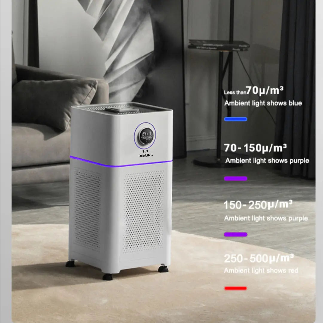 Bio Healing Hospital-Grade 5 Layers Filtration HEPA 13 Air Purifier & Humidifier - Bio Healing Purifier