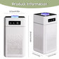 Compact Car Air Purifier with True HEPA Filter & Essential Oil Diffuser | 360° Air Intake & Low Noise